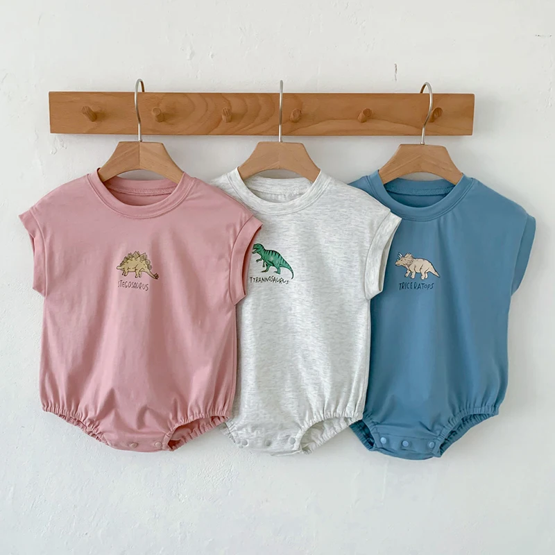 Summer Newborn Baby Boys Girls Rompers Sleeveless Dinosaur Print Jumpsuit Baby Boys Girls Rompers Clothes
Summer Newborn Baby Boys Girls Rompers Sleeveless Dinosaur Print Jumpsuit Baby Boys Girls Rompers Clothes