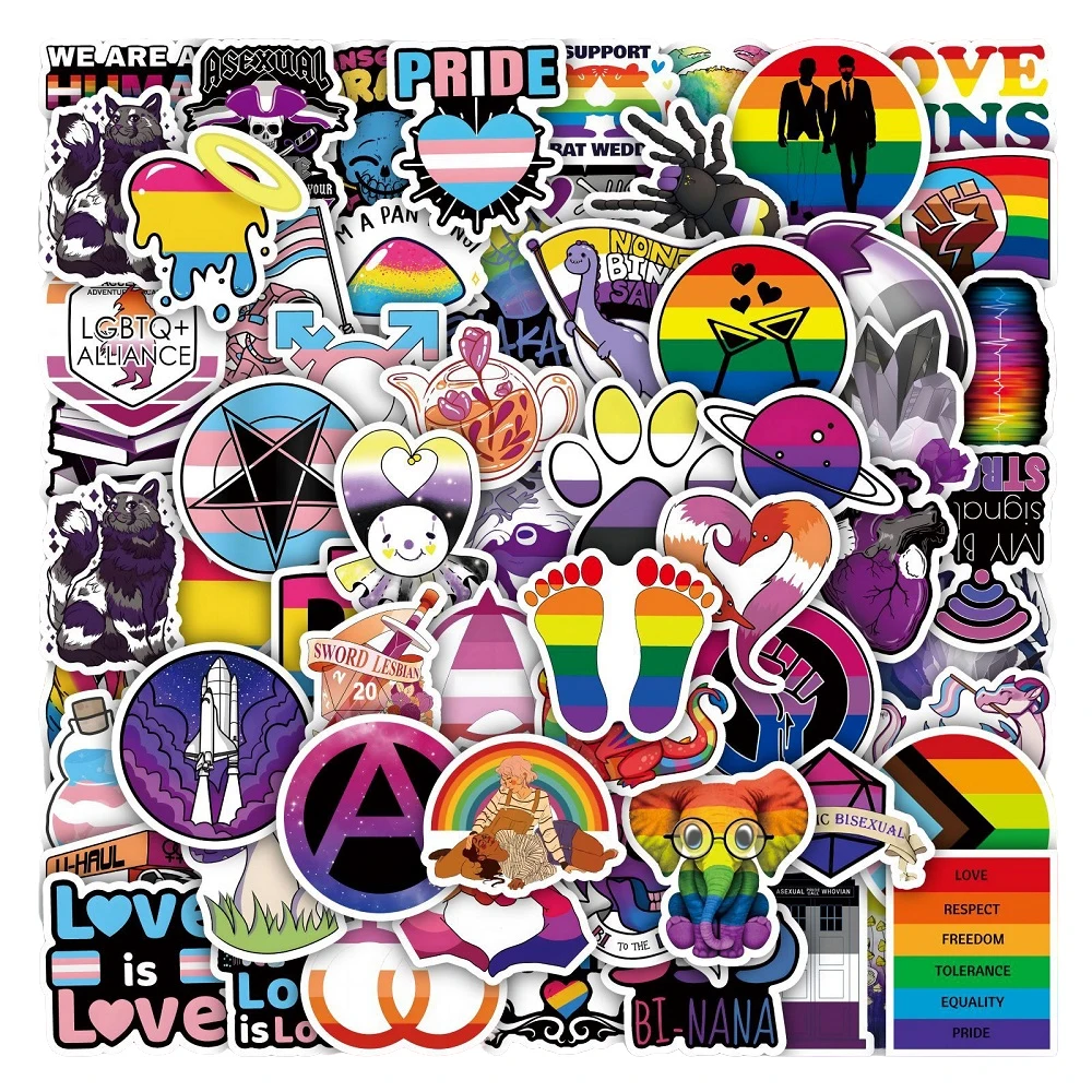 10/30/50/126 PCS Nonbinary Pansexual Transgender Bisexual Asexual Pride Stickers LGBT Notebook Phone Guitar Fridge DIY Decal Toy
10/30/50/126 PCS Nonbinary Pansexual Transgender Bisexual Asexual Pride Stickers LGBT Notebook Phone Guitar Fridge DIY Decal Toy