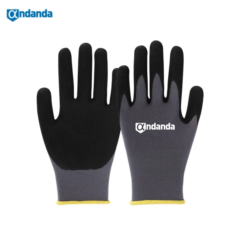 Andanda Work Gloves Nitrile Coated Nylon High Elastic Gloves Security Protection Work Gloves For Safety Supplies Gloves
Andanda Work Gloves Nitrile Coated Nylon High Elastic Gloves Security Protection Work Gloves For Safety Supplies Gloves