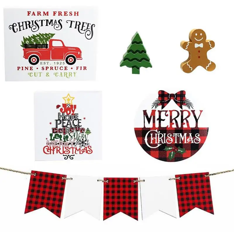 Gingerbread Tiered Tray Decor | Green Christmas Wood Tree Signs | Peace Joy Wood Block Christmas Theme Decor for Christmas Farmh
Gingerbread Tiered Tray Decor | Green Christmas Wood Tree Signs | Peace Joy Wood Block Christmas Theme Decor for Christmas Farmh