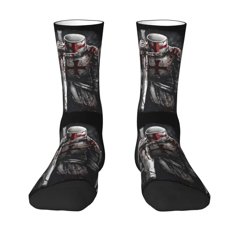 Brave Rosary Crusader Warrior Dress Socks for Men Women Warm Fashion Novelty Medieval Shield Cross Knights Templar Crew Socks
Brave Rosary Crusader Warrior Dress Socks for Men Women Warm Fashion Novelty Medieval Shield Cross Knights Templar Crew Socks