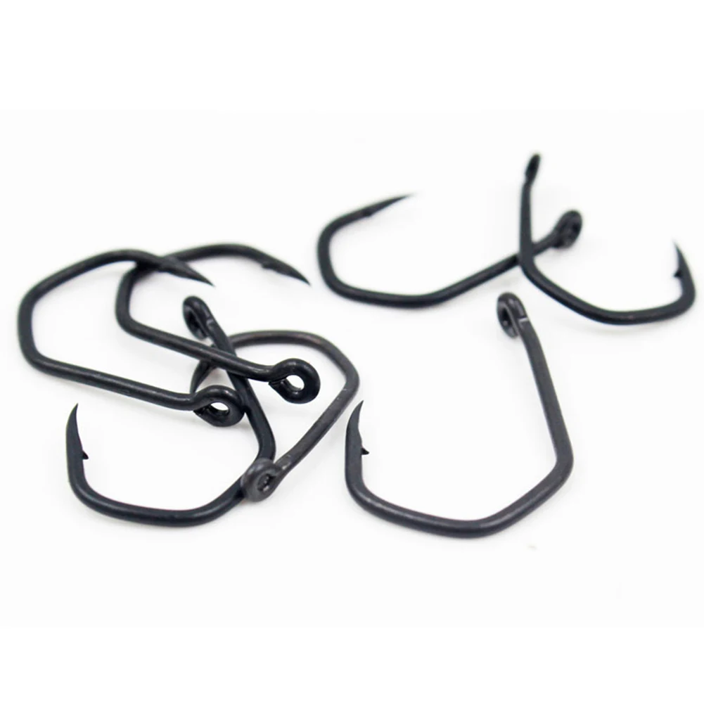 10pcs High Carbon Steel Carp Fishing V-Curve Barbed Hooks Catfish Hook 2/4/6/8# Barbed Fishhook Fishing Lure Terminal Tackle
10pcs High Carbon Steel Carp Fishing V-Curve Barbed Hooks Catfish Hook 2/4/6/8# Barbed Fishhook Fishing Lure Terminal Tackle