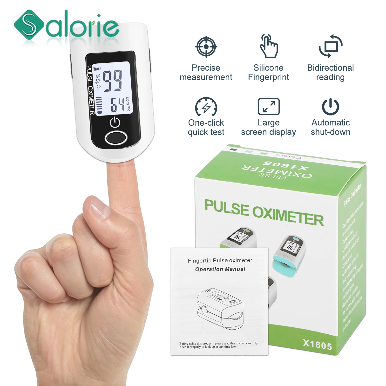 Medical Fingertip Oximeter Oximetros De Dedo Digital Blood Oxygen Saturator Finger Pulse Rate SPO2 Measurement Pulsioximetro
Medical Fingertip Oximeter Oximetros De Dedo Digital Blood Oxygen Saturator Finger Pulse Rate SPO2 Measurement Pulsioximetro