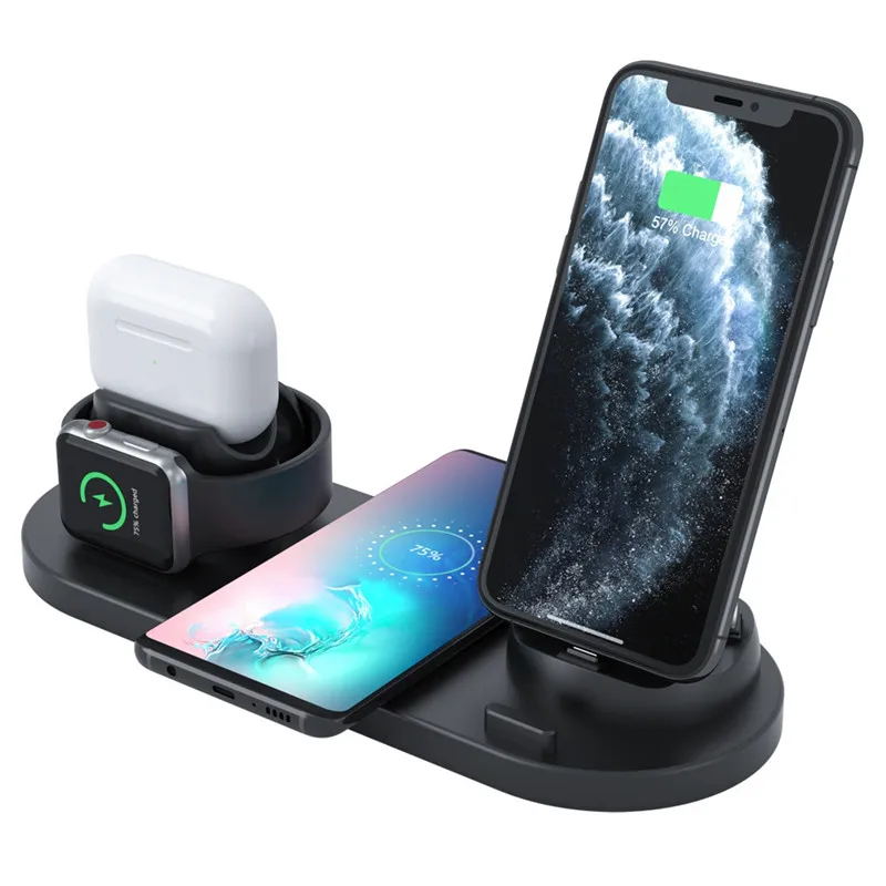 Wireless Charging Stand 3 In 1 Wireless Station Dock for Watch SE 6 5 4 3 2 Airpods Pro IPhone 12 Pro Max Multi-function Bracket
Wireless Charging Stand 3 In 1 Wireless Station Dock for Watch SE 6 5 4 3 2 Airpods Pro IPhone 12 Pro Max Multi-function Bracket