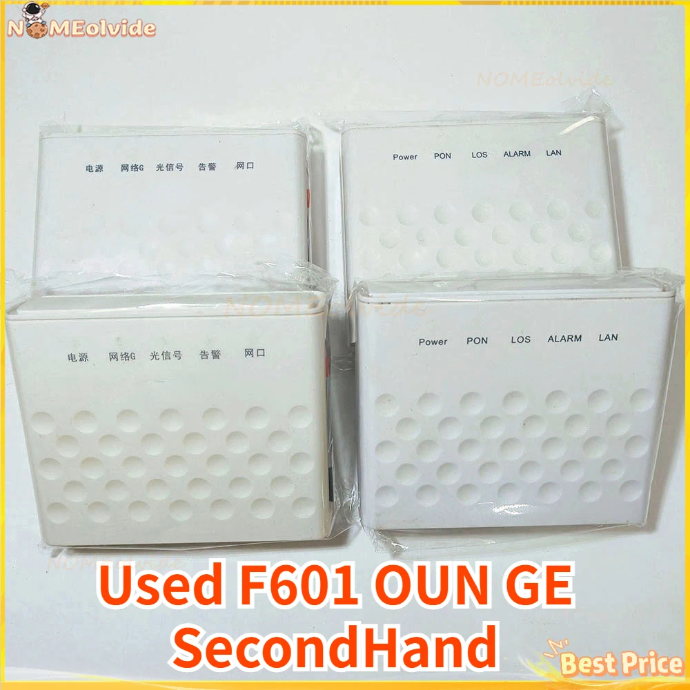 Original V6.0 F601 GPON GE Terminal ONT Secondhand Optical Terminal 1GE Used ONU as F401 F643 F660 Usado
Original V6.0 F601 GPON GE Terminal ONT Secondhand Optical Terminal 1GE Used ONU as F401 F643 F660 Usado