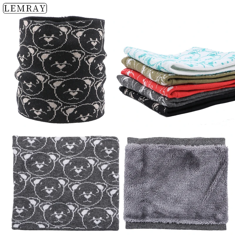 Little Bear Pattern Plush Scarf With Warm Windproof Wool Thick Scarves Elastic Knit Plush Winter Warm Scarf For Men Or Women New
Little Bear Pattern Plush Scarf With Warm Windproof Wool Thick Scarves Elastic Knit Plush Winter Warm Scarf For Men Or Women New