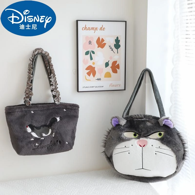 Disney Lucifer Cat Anime Cinderella Norwegian Forest Cat Kawaii Plush Toy Shoulder Bag Student Girl Plushie Doll Cute Handbag
Disney Lucifer Cat Anime Cinderella Norwegian Forest Cat Kawaii Plush Toy Shoulder Bag Student Girl Plushie Doll Cute Handbag