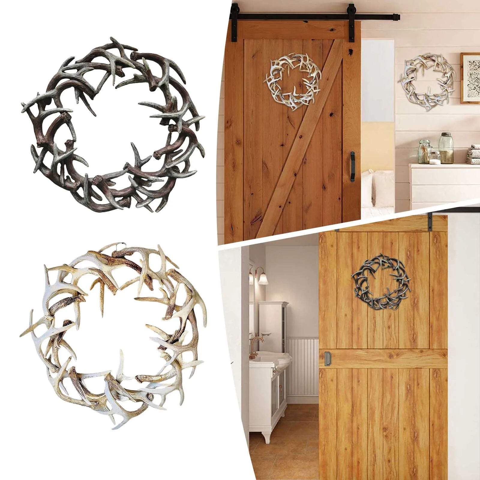 Rustic Farmhouse Antlers Wreath Homesteads Staghorn Christmas Wreath Arrangement
Rustic Farmhouse Antlers Wreath Homesteads Staghorn Christmas Wreath Arrangement