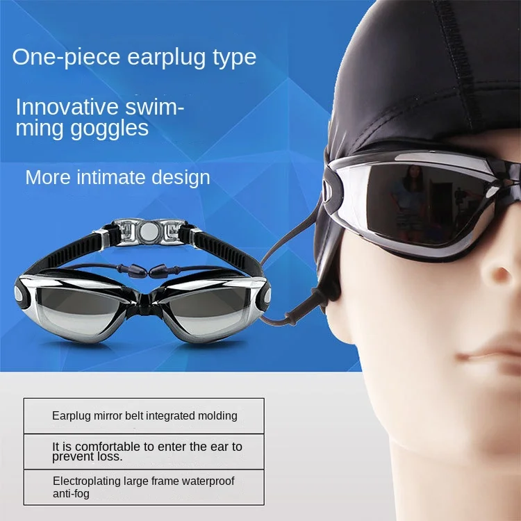 Factory Printed Logo HD Waterproof Anti-Fog Men's and Women's Large Frame Electroplating Swimming Goggles Swimming Eye Protectio
Factory Printed Logo HD Waterproof Anti-Fog Men's and Women's Large Frame Electroplating Swimming Goggles Swimming Eye Protectio