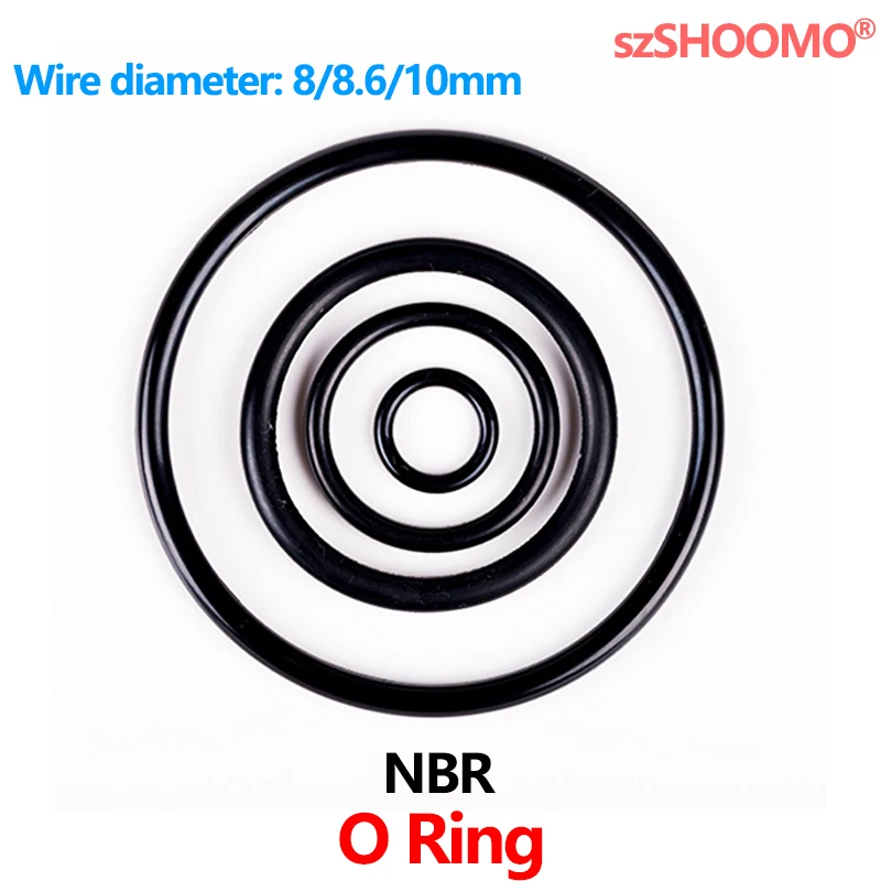 NBR Rubber O Sealing Ring Gasket Nitrile Washers for Car Auto Vehicle Repair Professional Plumbing, Air Gas Connections 8/8.6/10
NBR Rubber O Sealing Ring Gasket Nitrile Washers for Car Auto Vehicle Repair Professional Plumbing, Air Gas Connections 8/8.6/10