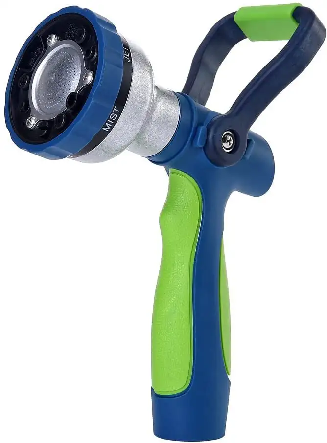 Patent Garden Hose Nozzle, Heavy Duty Water Nozzle, High Pressure Fireman Style Nozzle with Ergonomic Handle for Women and Child
Patent Garden Hose Nozzle, Heavy Duty Water Nozzle, High Pressure Fireman Style Nozzle with Ergonomic Handle for Women and Child