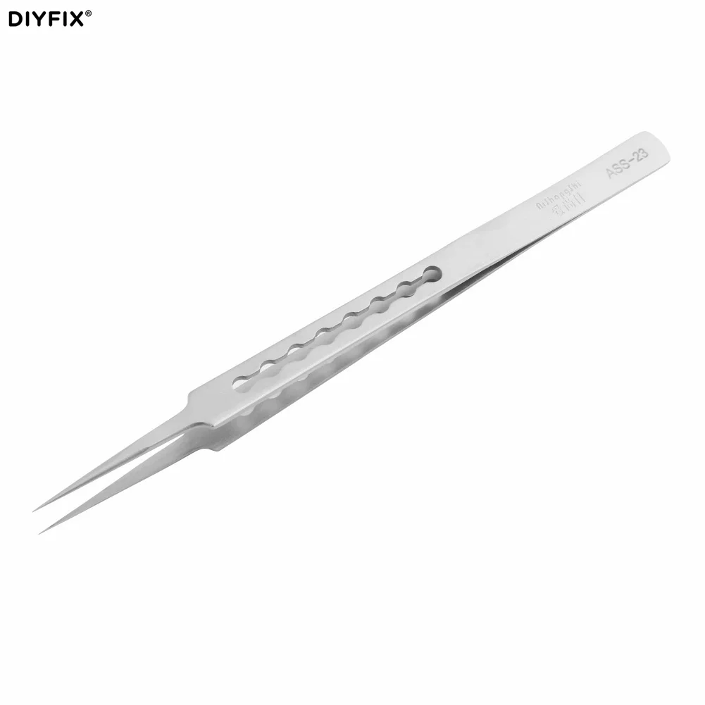 DIYFIX High Exactityde Tweezers Stainless Steel Straight Tweezers Anti-Magnetic Anti-Static Flying Wire Sharp Tips Picking Tool
DIYFIX High Exactityde Tweezers Stainless Steel Straight Tweezers Anti-Magnetic Anti-Static Flying Wire Sharp Tips Picking Tool