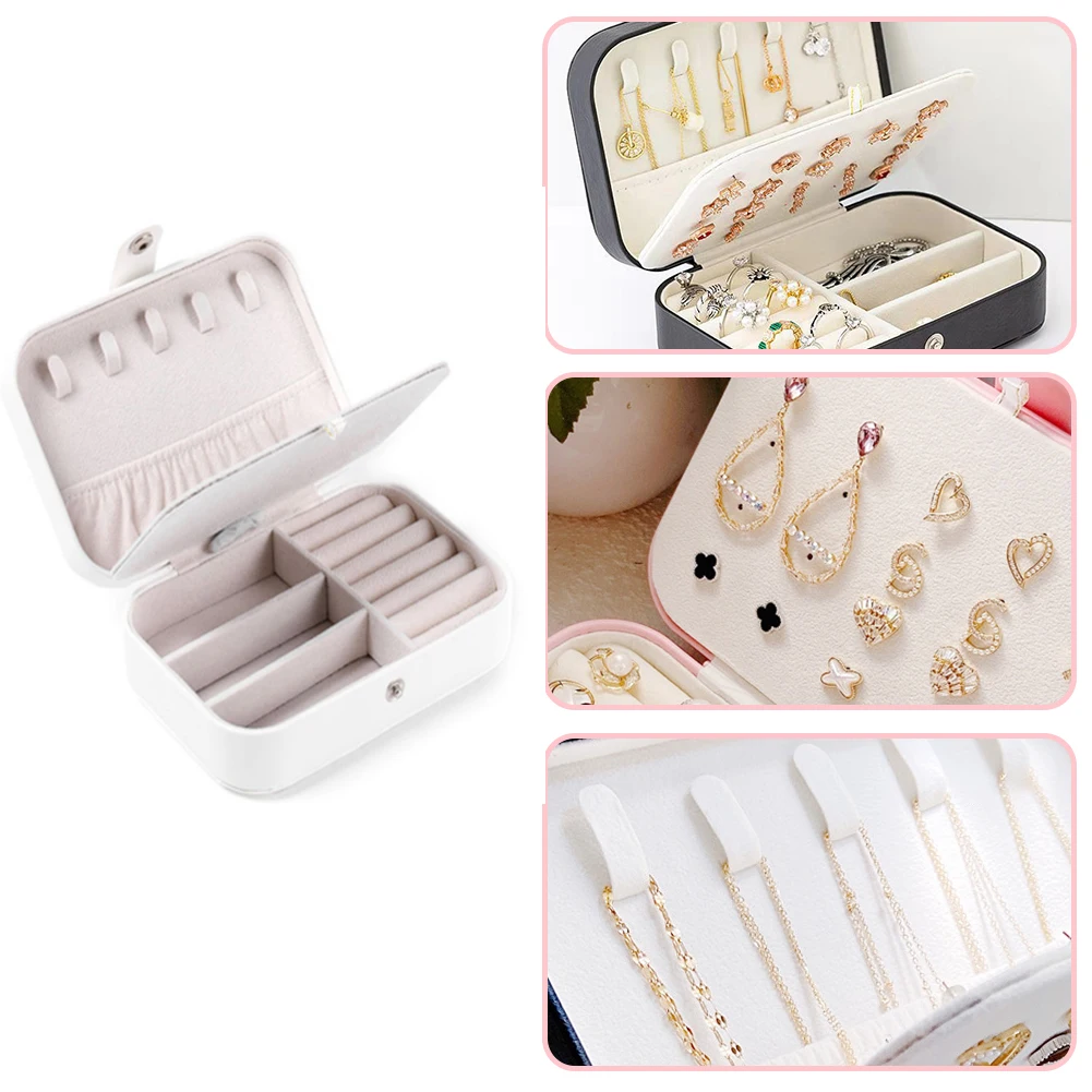 PU Leather Jewelry Box Travel Jewelry Organizer Multifunction Necklace Earring Ring Portable Storage Box Home Travel Girl Gift
PU Leather Jewelry Box Travel Jewelry Organizer Multifunction Necklace Earring Ring Portable Storage Box Home Travel Girl Gift