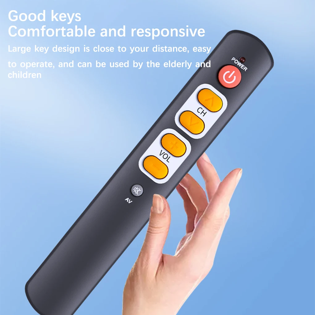 

Universal Learning Remote Control Simple Operation Big Button Sensitive Controller Smart Home Duplicators Household