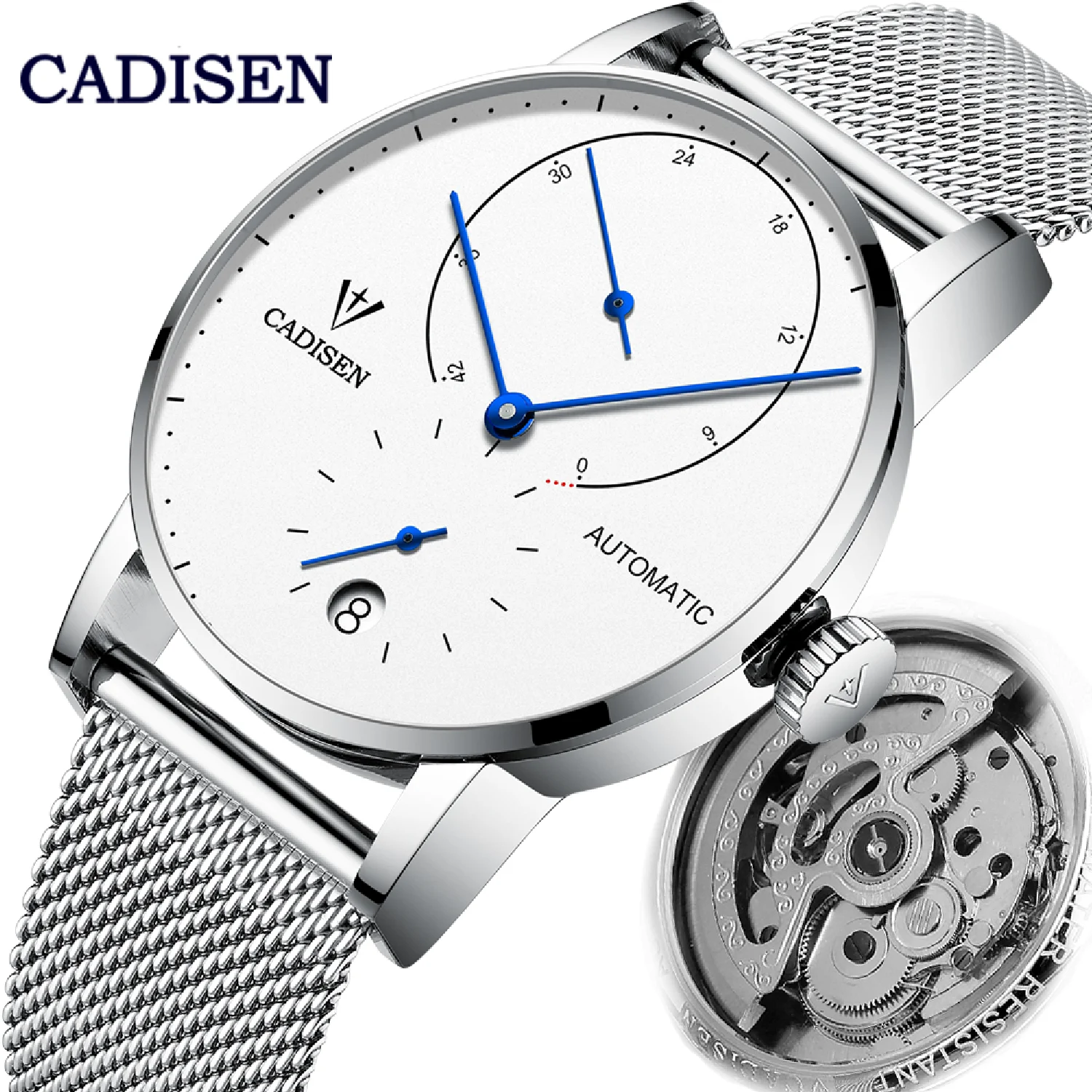 CADISEN Automatic Mechanical Seagulls Mens watches Top Brand Luxury Fashion Sport Wristwatch Men Waterproof Energy Storage Clock
CADISEN Automatic Mechanical Seagulls Mens watches Top Brand Luxury Fashion Sport Wristwatch Men Waterproof Energy Storage Clock