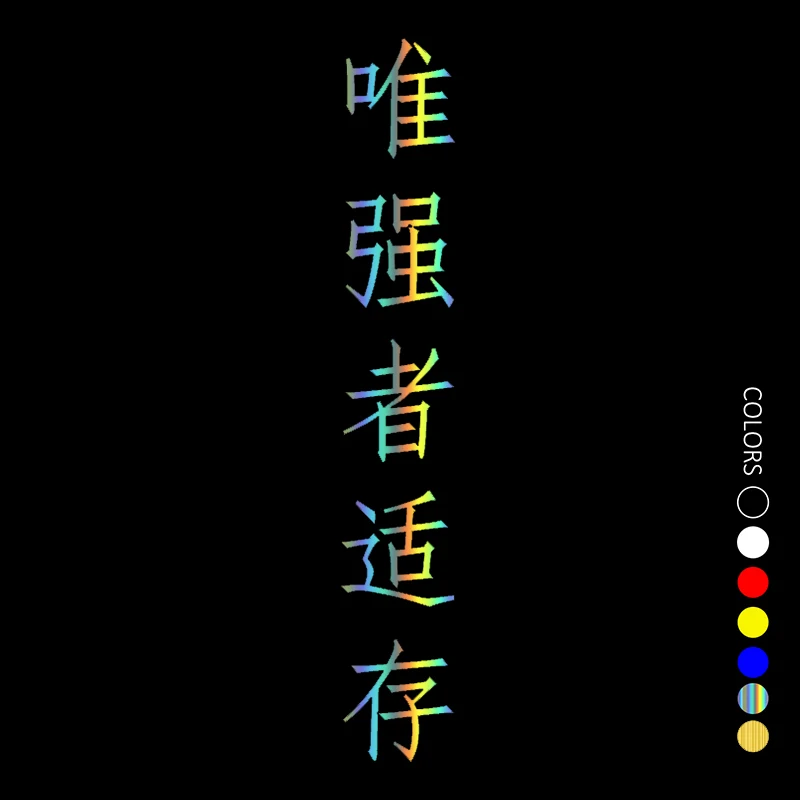 Автомобильная наклейка разных размеров, китайский хироглиф, сильнейшие переживают, Виниловая наклейка, водонепроницаемая наклейка s на бам...
Автомобильная наклейка разных размеров, китайский хироглиф, сильнейшие переживают, Виниловая наклейка, водонепроницаемая наклейка s на бам...