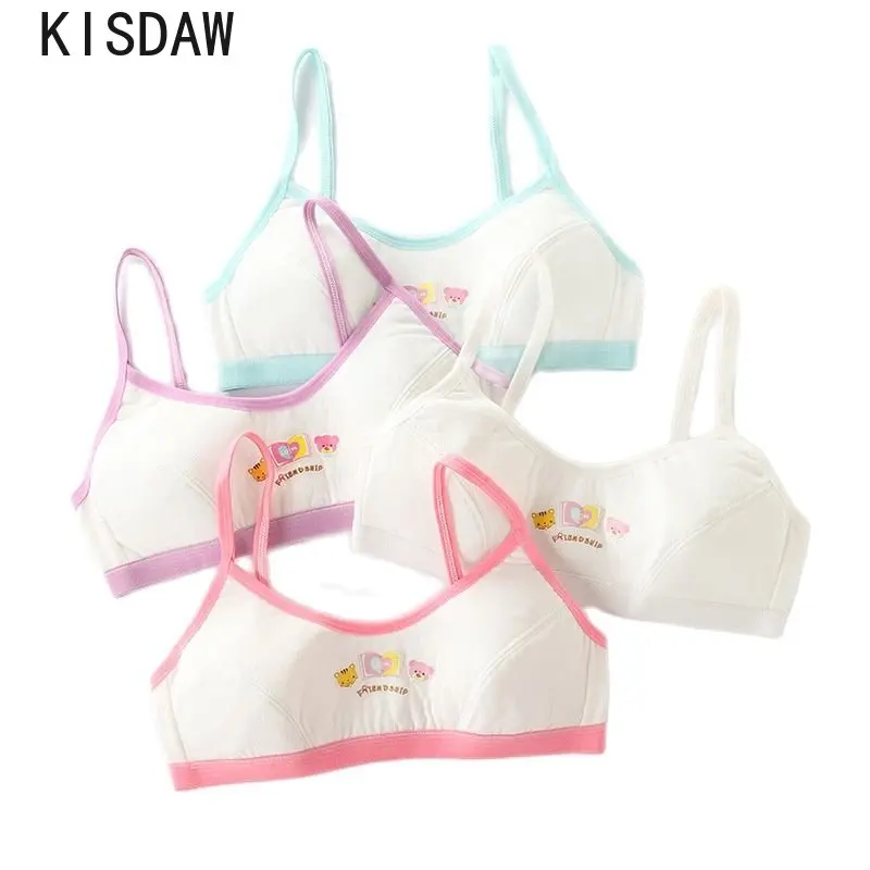 4 Pcs/Lot Girls Brassieres Underwear Cotton No Rims Kids Bras Soft Adolescente Girl Training Bra Breathable Teenage Girls Tops
4 Pcs/Lot Girls Brassieres Underwear Cotton No Rims Kids Bras Soft Adolescente Girl Training Bra Breathable Teenage Girls Tops