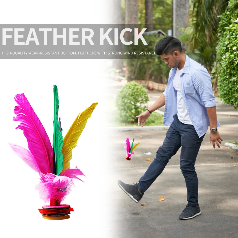 Practical Fitness Entertainment Fancy Foot Kick China Jianzi Colorful Feather Shuttlecock Durable Multi-functional Portable Tool
Practical Fitness Entertainment Fancy Foot Kick China Jianzi Colorful Feather Shuttlecock Durable Multi-functional Portable Tool