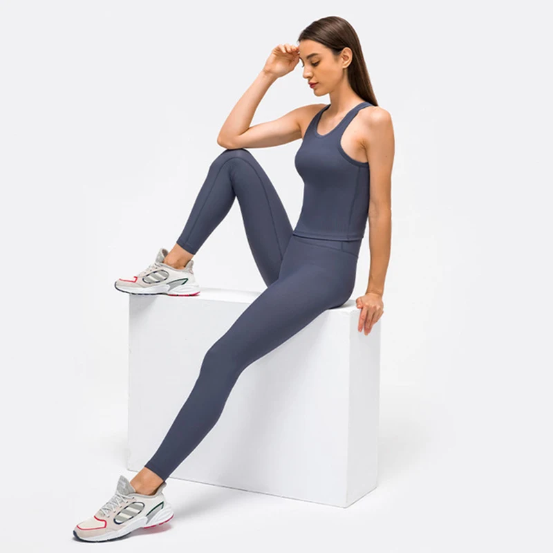 Seamless New Style With Chest Pad Yoga Vest Women's Logo Lulualo Stretch Breathable Dports Bra Fitness Jogging Training Blouse
Seamless New Style With Chest Pad Yoga Vest Women's Logo Lulualo Stretch Breathable Dports Bra Fitness Jogging Training Blouse