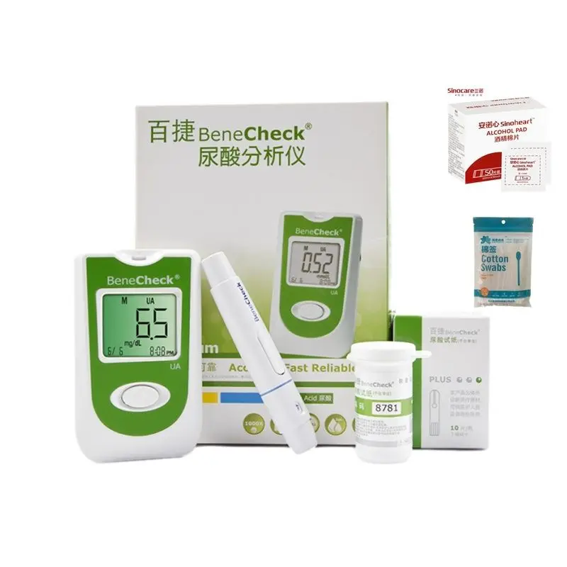BeneCheck Uric Acid Automatic Meter 10/25Pcs Test Strips and Lancets Needles for Uric Acid Measurement of Gout Monitor Included*
BeneCheck Uric Acid Automatic Meter 10/25Pcs Test Strips and Lancets Needles for Uric Acid Measurement of Gout Monitor Included*