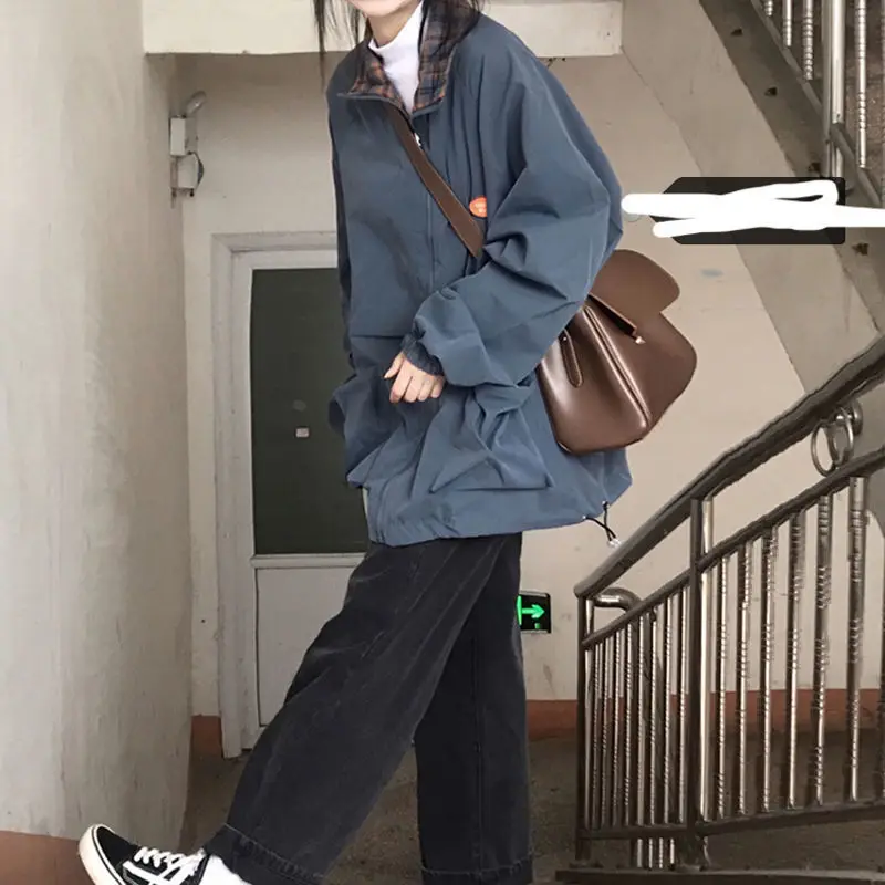 Running Jacket Reversible Jacket Female Korean Version Loose Autumn Harajuku Style Retro Gym Coat Outdoor Sports Jogging Jacket
Running Jacket Reversible Jacket Female Korean Version Loose Autumn Harajuku Style Retro Gym Coat Outdoor Sports Jogging Jacket