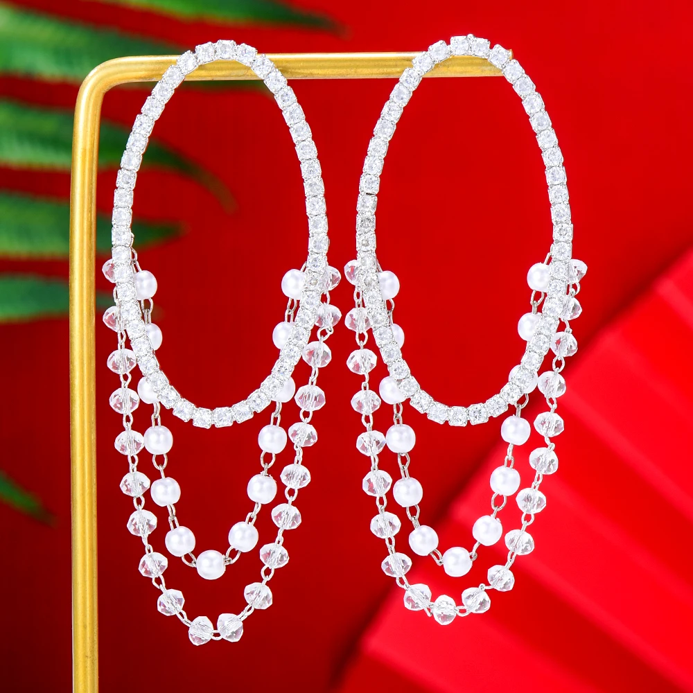 Missvikki Trendy Elegant Star Moon Tassel Earrings Statement Luxury Shape Cubic Zirconia Dangle Earrings Party Jewelry Wear
Missvikki Trendy Elegant Star Moon Tassel Earrings Statement Luxury Shape Cubic Zirconia Dangle Earrings Party Jewelry Wear