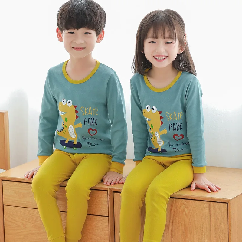 2021 Spring Kids Homewear Suit Long Sleeve Baby Girls Pijama Cartoon Printed Children Pajamas Set Autumn Boys Fall Clothes
2021 Spring Kids Homewear Suit Long Sleeve Baby Girls Pijama Cartoon Printed Children Pajamas Set Autumn Boys Fall Clothes