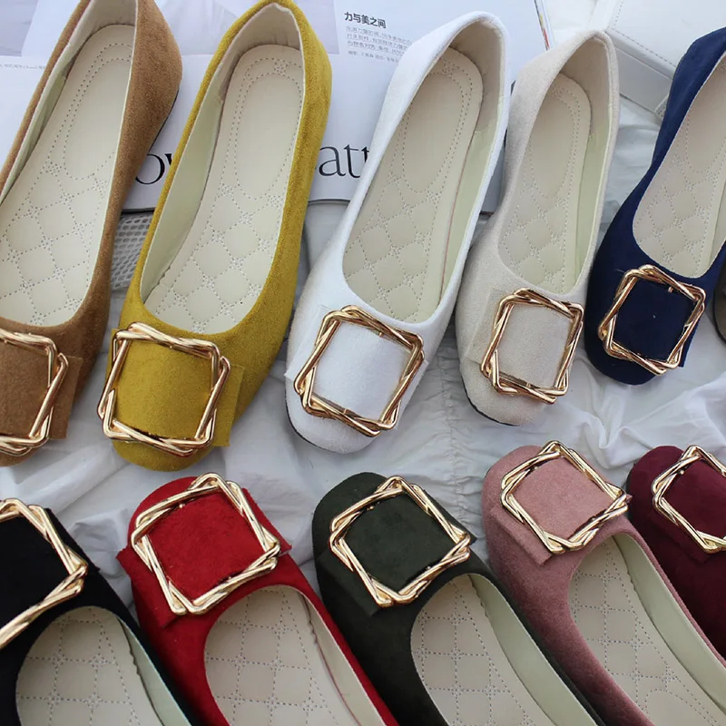 Plus Size 35-42 Women Flats Boat Shoes Metal Loafer Candy Color Ballet Flats Single Shoes Slip on Flat Shoes Woman zapatos mujer
Plus Size 35-42 Women Flats Boat Shoes Metal Loafer Candy Color Ballet Flats Single Shoes Slip on Flat Shoes Woman zapatos mujer