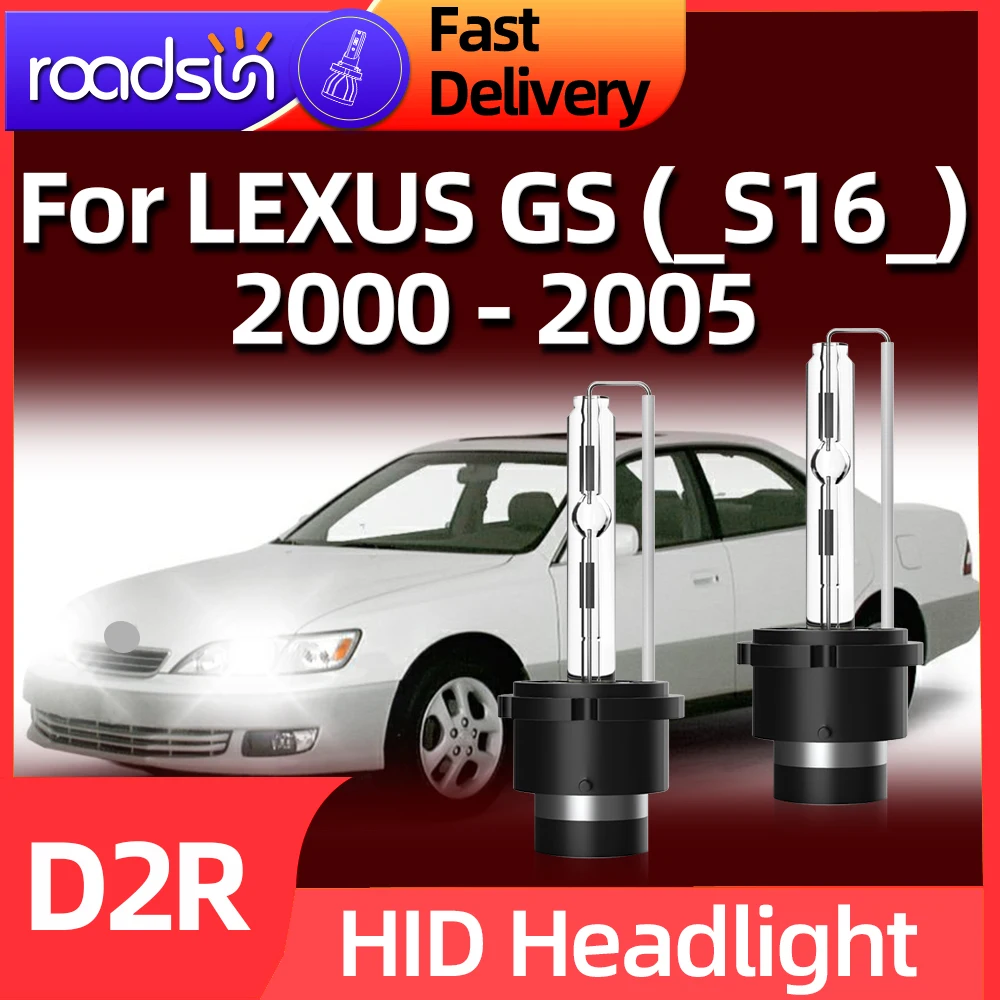 Roadsun 35W HID Xenon Bulb 6000K D2R Super Vision Car Headlight For LEXUS GS (S16) 2000 2001 2002 2003 2004 2005
Roadsun 35W HID Xenon Bulb 6000K D2R Super Vision Car Headlight For LEXUS GS (S16) 2000 2001 2002 2003 2004 2005