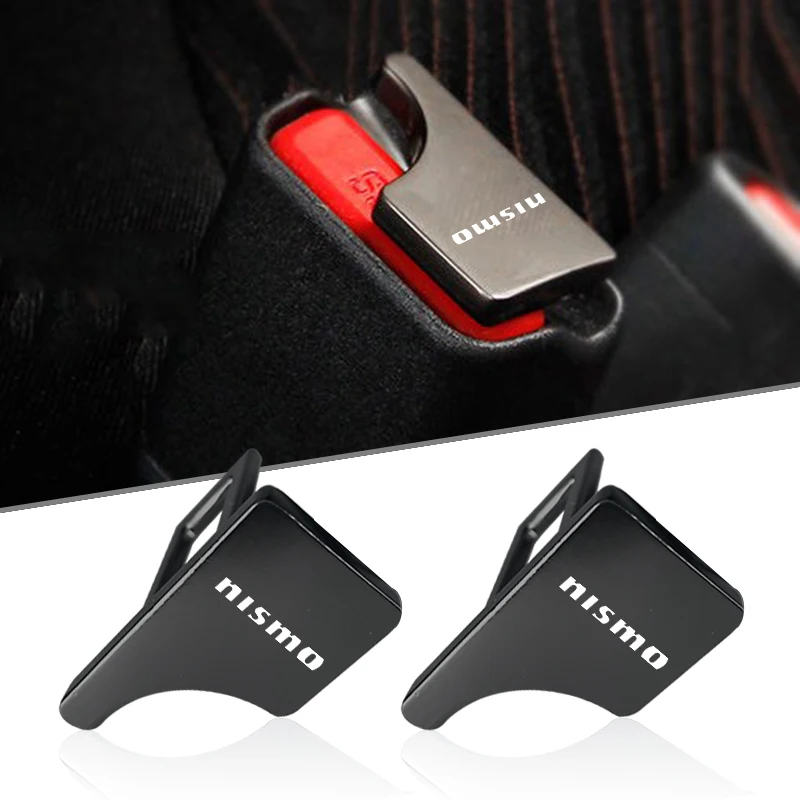 for Nissan nismo Ariya gtr gt-r note patrol 370z Sylphy leaf 2pcs Car seat belts buckledf car Accessories
for Nissan nismo Ariya gtr gt-r note patrol 370z Sylphy leaf 2pcs Car seat belts buckledf car Accessories