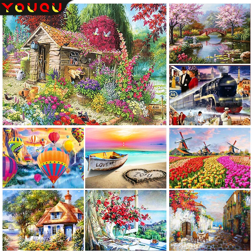 YOUQU Landscape Series Small Size Diamond Painting DIY Mosaic Picture 5D Diamond Embroidery Beautiful Home Decoration
YOUQU Landscape Series Small Size Diamond Painting DIY Mosaic Picture 5D Diamond Embroidery Beautiful Home Decoration