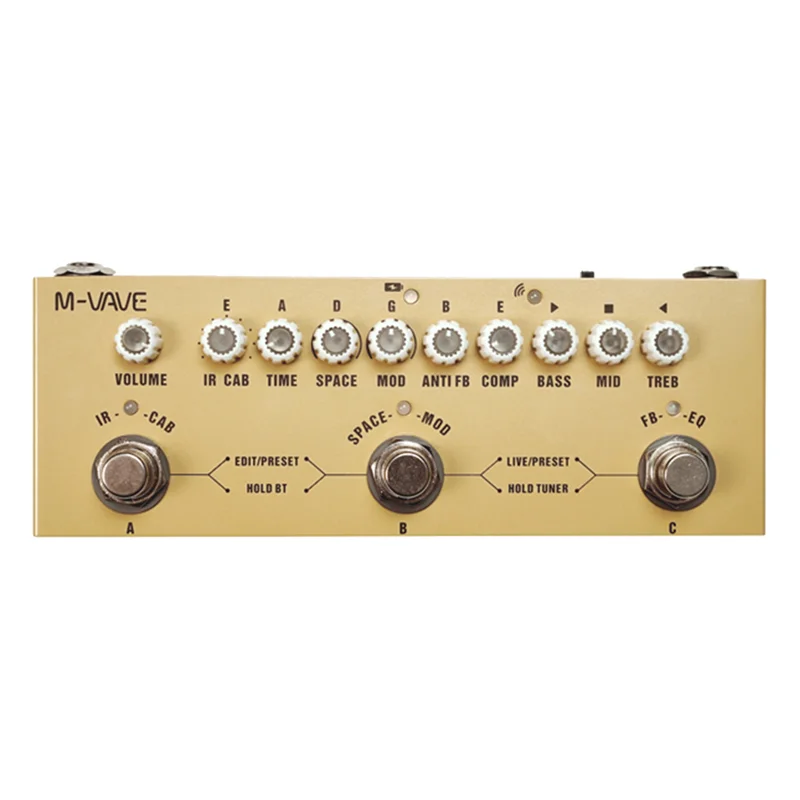 M-VAVE Cube-BABY Rechargeable Multi Effects Pedal for Acoustic Guitar Recording Audio Interface Function Effects Pedal
M-VAVE Cube-BABY Rechargeable Multi Effects Pedal for Acoustic Guitar Recording Audio Interface Function Effects Pedal
