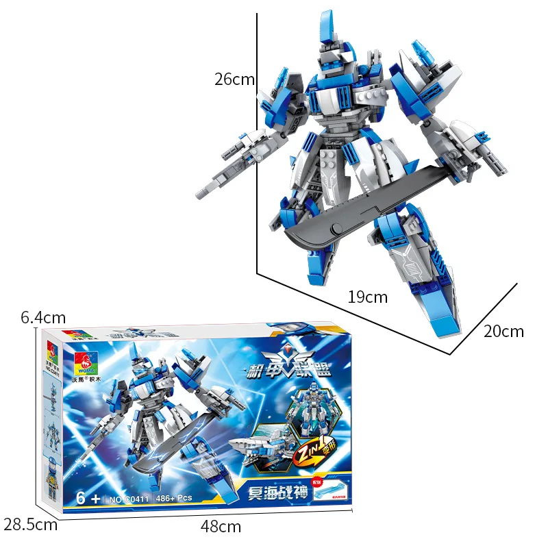 Ultimate Transformation Robot Building Blocks for Boys - Conquer the Ghost Sea Warlo
Ultimate Transformation Robot Building Blocks for Boys - Conquer the Ghost Sea Warlo