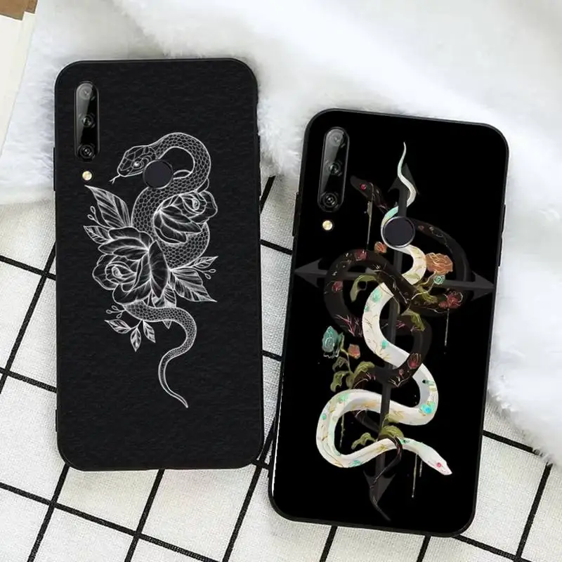 Animal black Flower Snake Phone Case for Huawei Honor 10 i 8X C 5A 20 9 10 30 lite pro Voew 10 20 V30
Animal black Flower Snake Phone Case for Huawei Honor 10 i 8X C 5A 20 9 10 30 lite pro Voew 10 20 V30