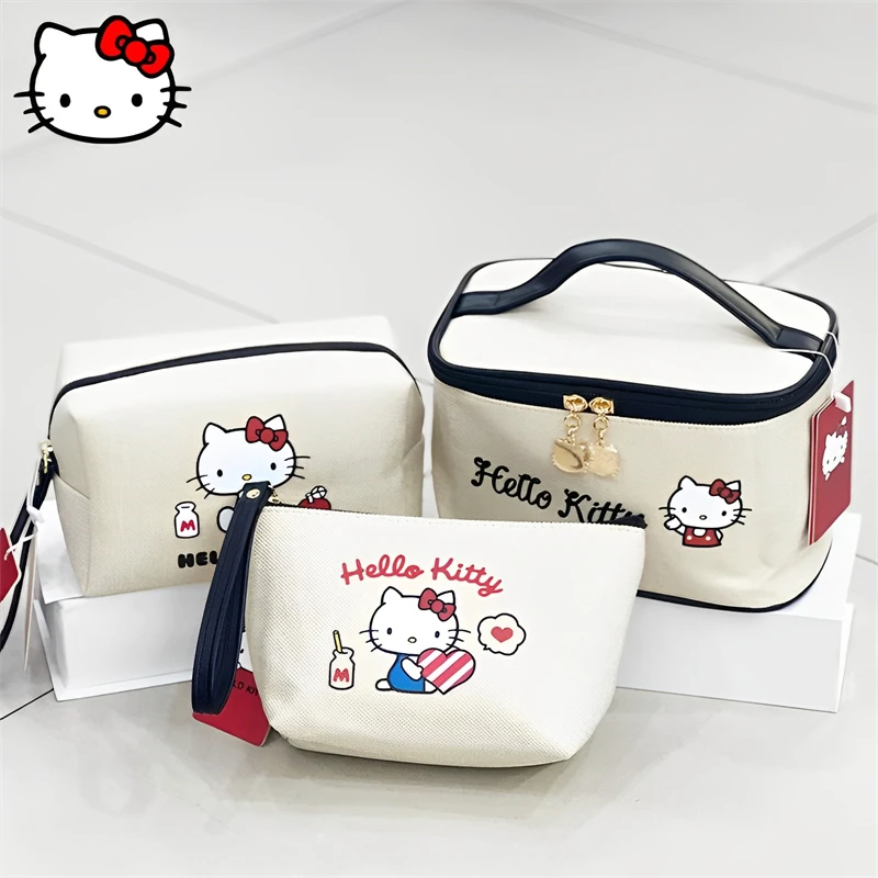 Новинка Kawaii Sanrio HelloKitty косметичка Милая аниме холщовая портативная коробка для хранения красоты для девочек мультяшная дорожная косметичка Сумка для мытья
Новинка Kawaii Sanrio HelloKitty косметичка Милая аниме холщовая портативная коробка для хранения красоты для девочек мультяшная дорожная косметичка Сумка для мытья