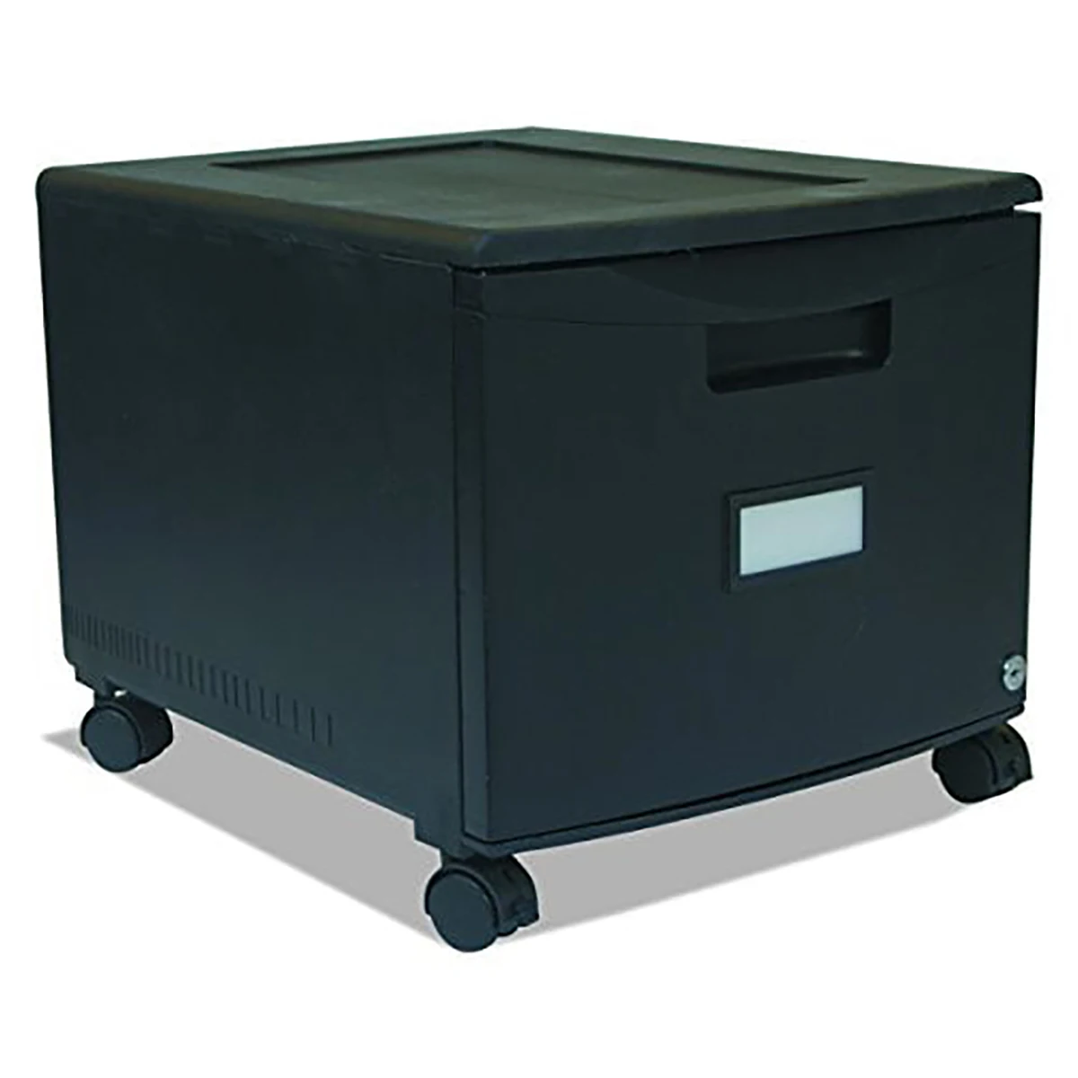 Single Drawer Mini File Cabinet with Lock and Casters, Office Storage Legal/Letter Size 18.25 x 14.75 x 12.75 Inches, Black
Single Drawer Mini File Cabinet with Lock and Casters, Office Storage Legal/Letter Size 18.25 x 14.75 x 12.75 Inches, Black