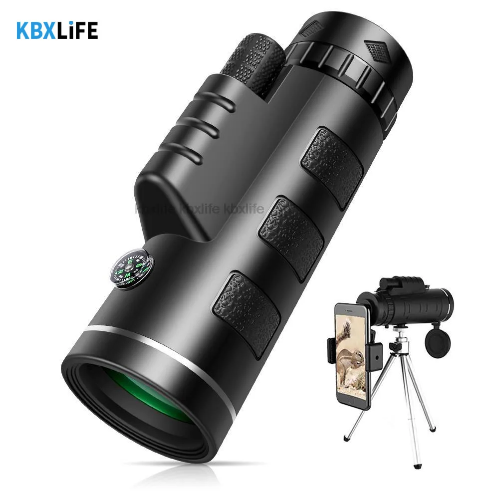 40X60 Monocular Telescope HD Zoom Monocular Binoculars with Smartphone Holde&Tripod FMC BAK4 Weak Night Vision Pocket Telescope
40X60 Monocular Telescope HD Zoom Monocular Binoculars with Smartphone Holde&Tripod FMC BAK4 Weak Night Vision Pocket Telescope