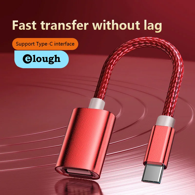 Elough Type C OTG Adapter Cable Data Transfer Adapter Type C Male USB Male Converter for U Disk Computer Gamer OTG Connector
Elough Type C OTG Adapter Cable Data Transfer Adapter Type C Male USB Male Converter for U Disk Computer Gamer OTG Connector