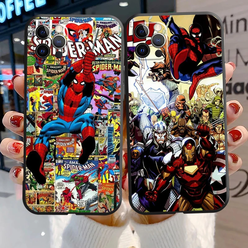 Marvel Avengers Phone Cases For iPhone 11 12 Pro MAX 6S 7 8 Plus XS MAX 12 13 Mini X XR SE 2020 Carcasa Soft TPU Coque
Marvel Avengers Phone Cases For iPhone 11 12 Pro MAX 6S 7 8 Plus XS MAX 12 13 Mini X XR SE 2020 Carcasa Soft TPU Coque