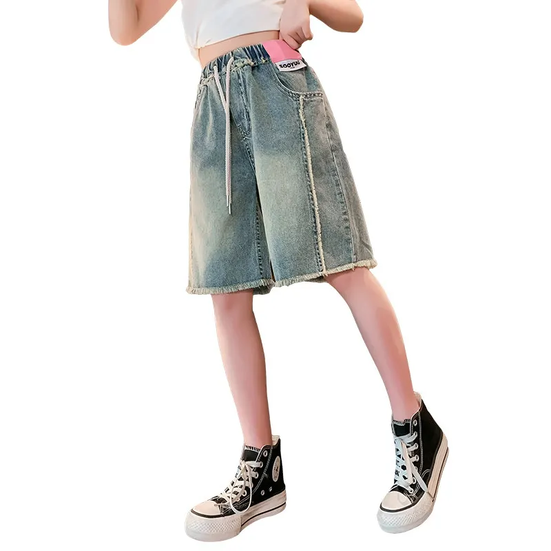 2023 Summer New Teenage Girls Solid Color Denim Shorts High Quality Jeans Shorts For Girls Clothes 5-14Years Fashion Short Pants
2023 Summer New Teenage Girls Solid Color Denim Shorts High Quality Jeans Shorts For Girls Clothes 5-14Years Fashion Short Pants