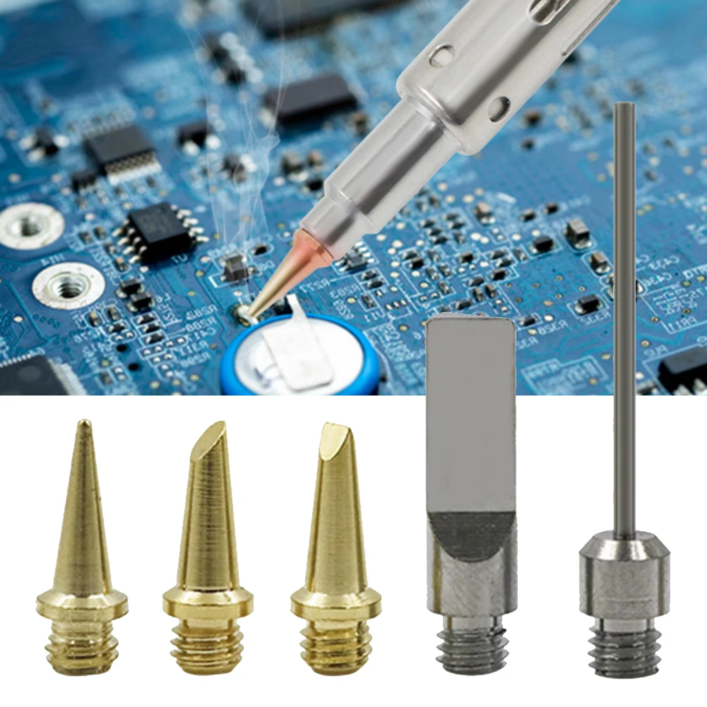 Soldering Tips Soldering Iron Tip Kit Torch Pen Replaceable Tool Silver 5pcs Set Copper Gas HS-1115K Power Tools
Soldering Tips Soldering Iron Tip Kit Torch Pen Replaceable Tool Silver 5pcs Set Copper Gas HS-1115K Power Tools