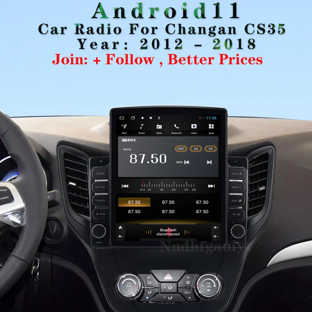 Nudhfgauiyt Tesla Style Android 11 Автомагнитола для Changan CS35 Авто GPS навигация автомобильный DVD мультимедийный плеер 4G стерео 2012-2018
Nudhfgauiyt Tesla Style Android 11 Автомагнитола для Changan CS35 Авто GPS навигация автомобильный DVD мультимедийный плеер 4G стерео 2012-2018