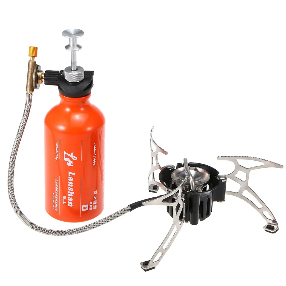 Highly Efficient Multi Fuel Oil Stove with 500ml Aluminum Alloy Fuel Bottle Suitable for Diesel Alcohol and Liquid Gas
Highly Efficient Multi Fuel Oil Stove with 500ml Aluminum Alloy Fuel Bottle Suitable for Diesel Alcohol and Liquid Gas