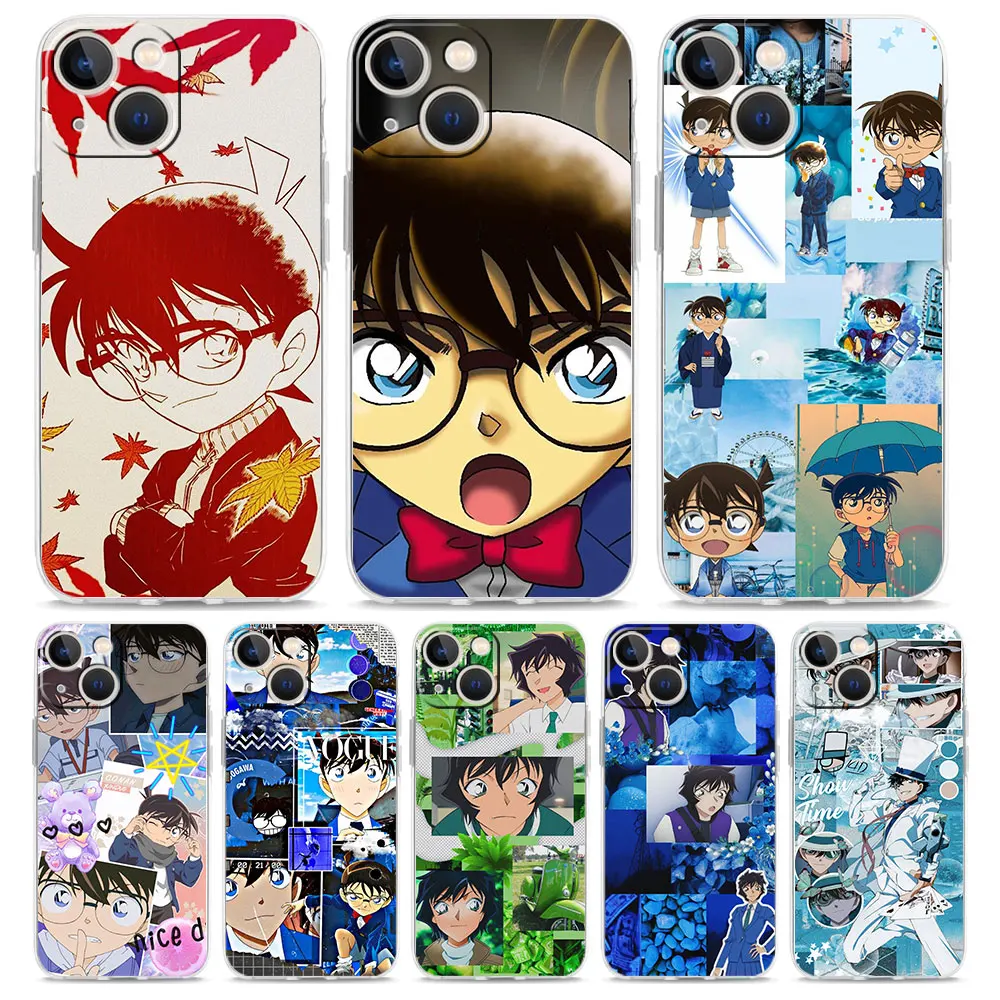 Cool Detective Conan Anime Phone Case For iPhone 13 11 12 Pro Max X XR XS 7 8 Plus SE 2020 Transparent Soft Silicone Cover
Cool Detective Conan Anime Phone Case For iPhone 13 11 12 Pro Max X XR XS 7 8 Plus SE 2020 Transparent Soft Silicone Cover