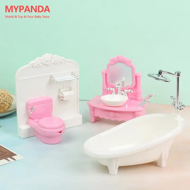 Dollhouse Bathroom Furniture Accessires Bathtub Wash Basin Toilet Matching Model Dollhouse Simulation Children Toy Gifts
Dollhouse Bathroom Furniture Accessires Bathtub Wash Basin Toilet Matching Model Dollhouse Simulation Children Toy Gifts