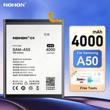 NOHON Phone Battery for Samsung A50 A30 A30S Replacement Bateria For Samsung Galaxy S20 S10 S10E S9 S8 Plus S7 S7E S6 S6E +