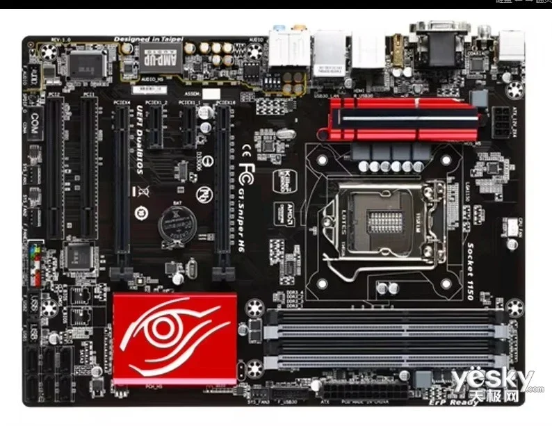 Gigabyte G1.Sniper H6 B6 Z97-HD3 1150 B85 материнская плата
Gigabyte G1.Sniper H6 B6 Z97-HD3 1150 B85 материнская плата