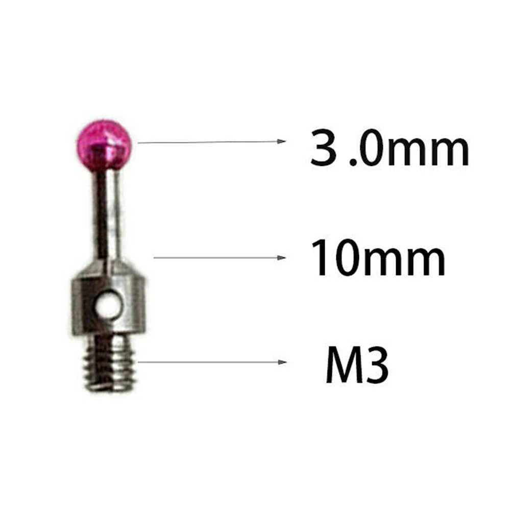 M3 Thread CMM Probe Stylus 3mm Ball Tip Probe For Measuring Arm 10mm Level Contact Probe CMM Machine Tools Parts
M3 Thread CMM Probe Stylus 3mm Ball Tip Probe For Measuring Arm 10mm Level Contact Probe CMM Machine Tools Parts