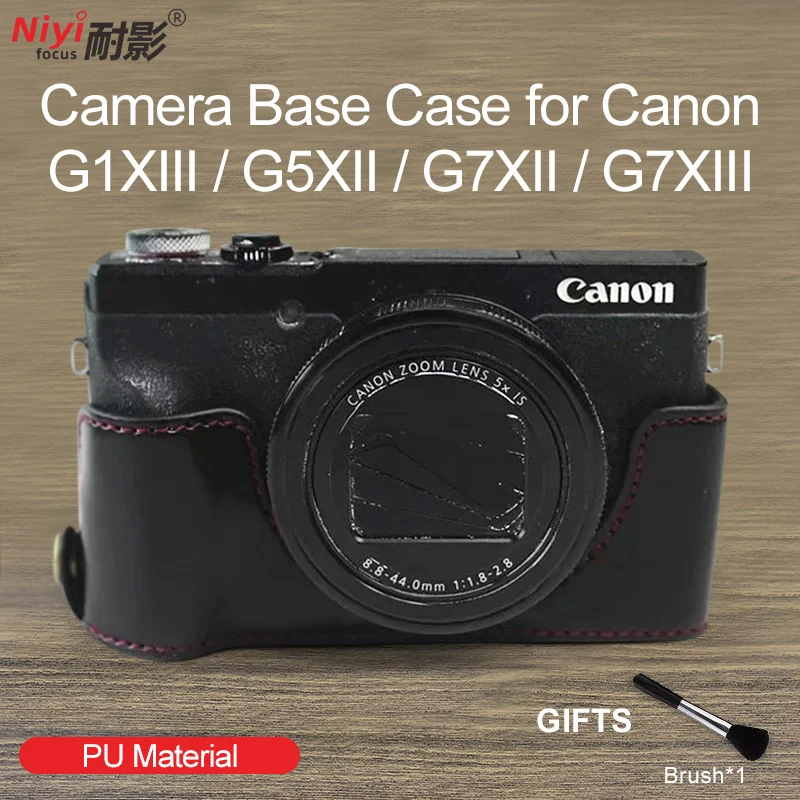 Genuine Leather Camera Base Case for Canon G1XIII G5XII G7XII G7XIII PU Leather Camera Base Case for Canon G1X3 G5X2 G7X2 G7X3
Genuine Leather Camera Base Case for Canon G1XIII G5XII G7XII G7XIII PU Leather Camera Base Case for Canon G1X3 G5X2 G7X2 G7X3