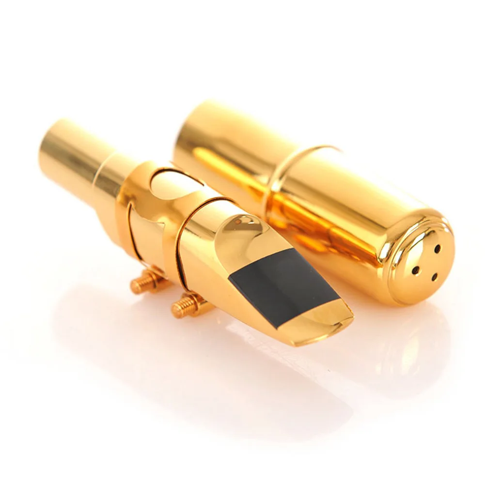 Professional Tenor Saxophone Metal Mouthpiece Size #56789 With Ligature And Cap Pure Copper Sax Mouthpiece Accessory Gold
Professional Tenor Saxophone Metal Mouthpiece Size #56789 With Ligature And Cap Pure Copper Sax Mouthpiece Accessory Gold